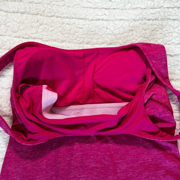 Lululemon Align Tank Top, Pink Heathered Amala |Shelf Bra |Yoga/Workout | Size 4 - Picture 5 of 5